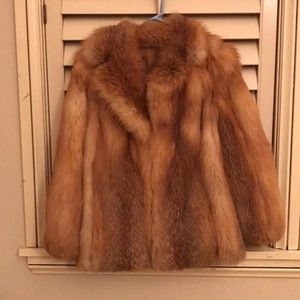 Vintage Short, Red Fox/Fur Coat XS